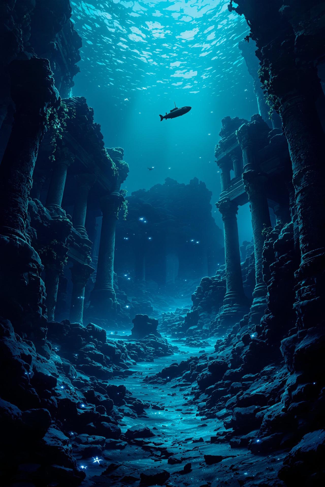 海底两万里 电影海报 - 蝴蝶影院